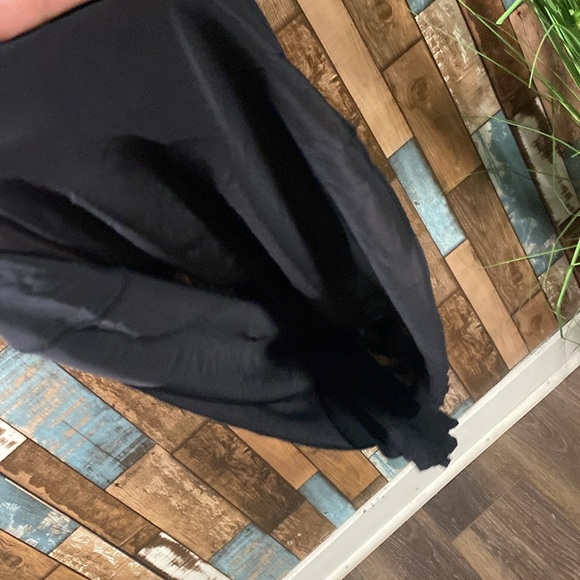 Ba&sh XS black long sleeve ruffle midi dress - Picture 10 of 16